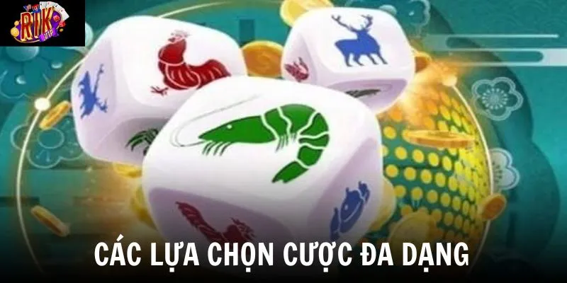 Bầu Cua Live - Trải Nghiệm Giải Trí Tương Tác Đỉnh Cao Tại Rikvip 3 Trò chơi cung cấp nhiều cửa cược với tỷ lệ trả thưởng hấp dẫn