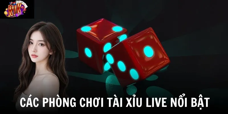Nhà cái cung cấp nhiều sảnh tài xỉu live để người chơi tự do lựa chọn