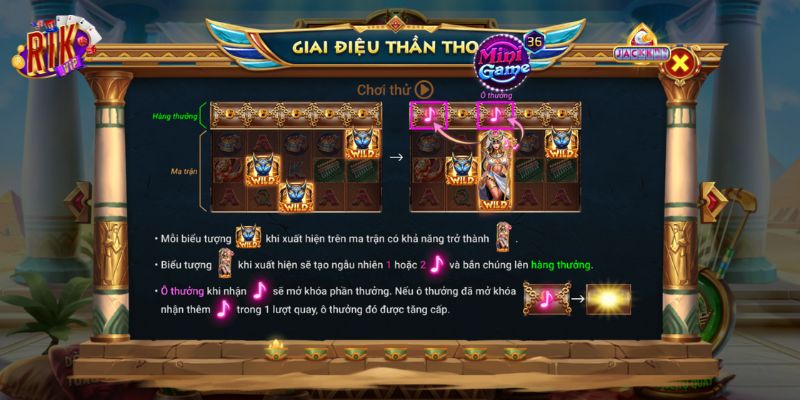 Chủ đề của game giai điệu Bastet