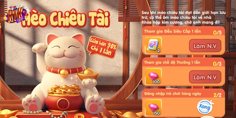 Mèo Chiêu Tài – Trải nghiệm slot săn thưởng tại Rikvip 3 Luật chơi và cơ chế thắng thưởng của Mèo Chiêu Tài