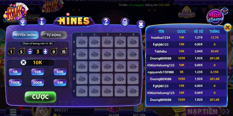 Mines New – Luật, Mẹo Thắng Nhanh Tại Rikvip Cho Người Mới 1 Mines New